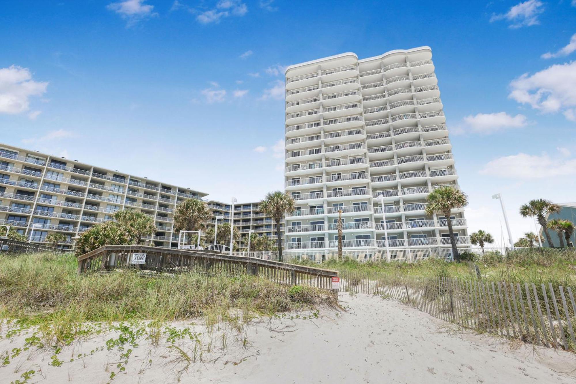 Tradewinds 602- Beachfront Heated Indoor Pool Orange Beach Exterior photo
